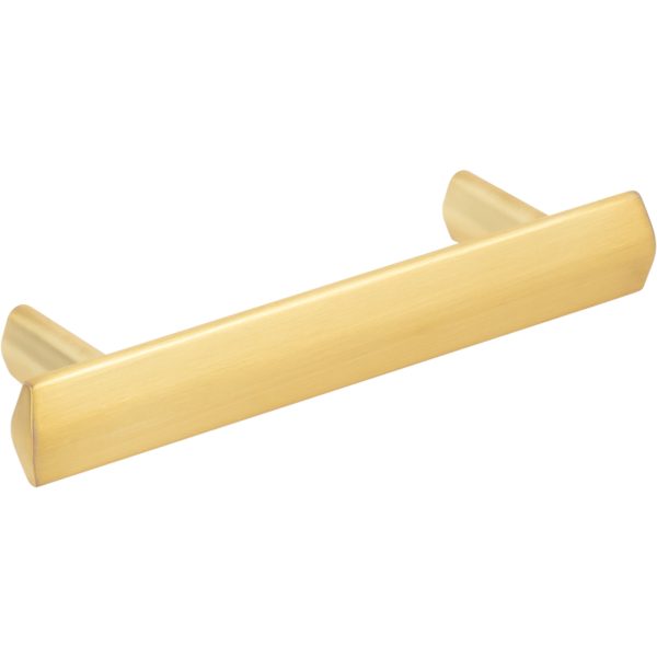 3" Center-to-Center Brushed Gold William Cabinet Pull - Image 4