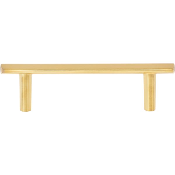 3" Center-to-Center Brushed Gold William Cabinet Pull - Image 6