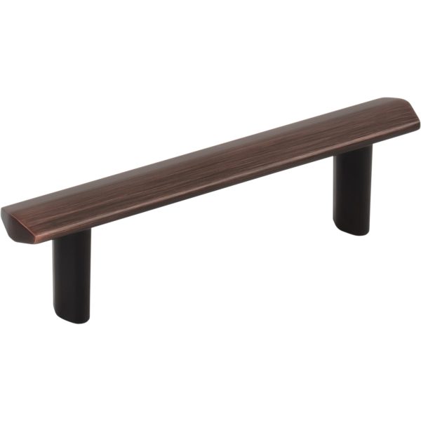 3" Center-to-Center Brushed Oil Rubbed Bronze William Cabinet Pull