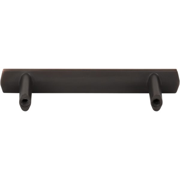 3" Center-to-Center Brushed Oil Rubbed Bronze William Cabinet Pull - Image 5