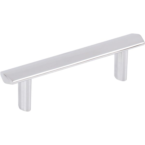3" Center-to-Center Polished Chrome William Cabinet Pull