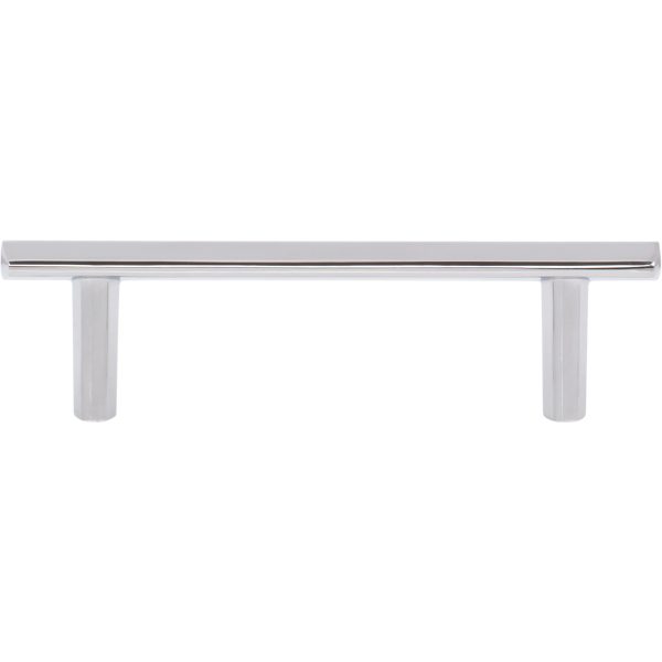 3" Center-to-Center Polished Chrome William Cabinet Pull - Image 6