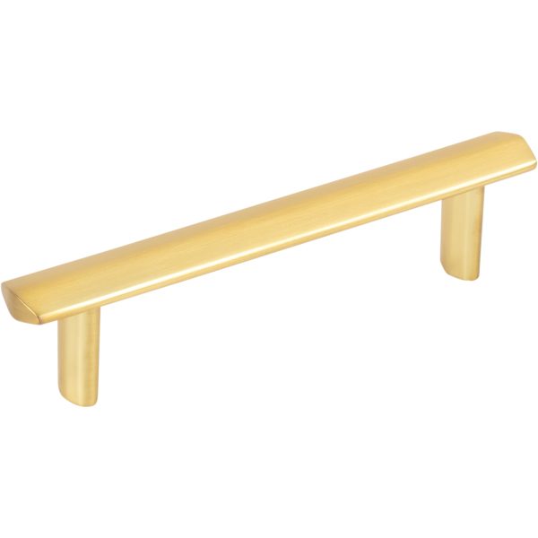 96 mm Center-to-Center Brushed Gold William Cabinet Pull