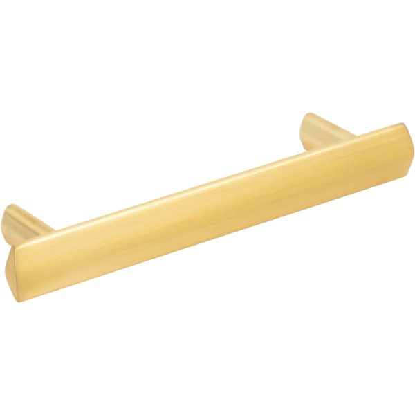 96 mm Center-to-Center Brushed Gold William Cabinet Pull - Image 4