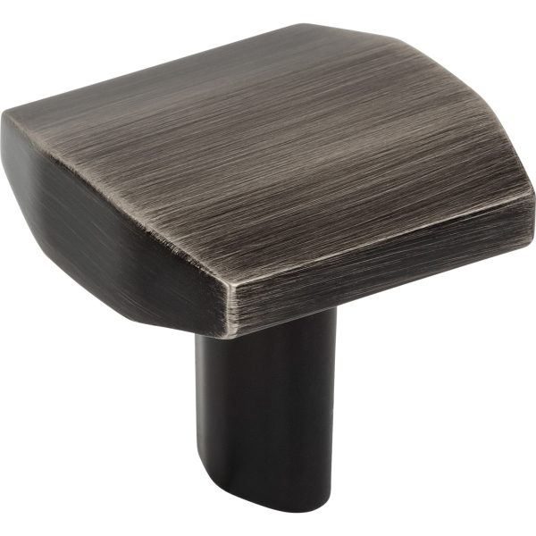1-1/4"Overall Length Brushed Pewter William Cabinet Knob