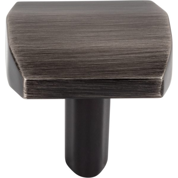 1-1/4"Overall Length Brushed Pewter William Cabinet Knob - Image 3