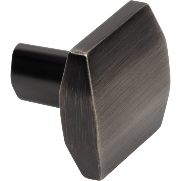 1-1/4"Overall Length Brushed Pewter William Cabinet Knob - Image 4