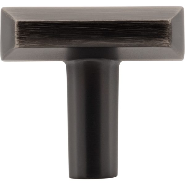 1-1/4"Overall Length Brushed Pewter William Cabinet Knob - Image 6