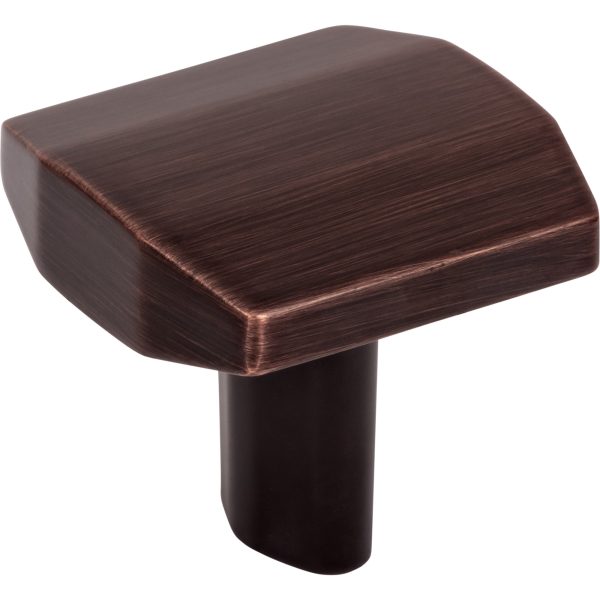 1-1/4"Overall Length Brushed Oil Rubbed Bronze William Cabinet Knob