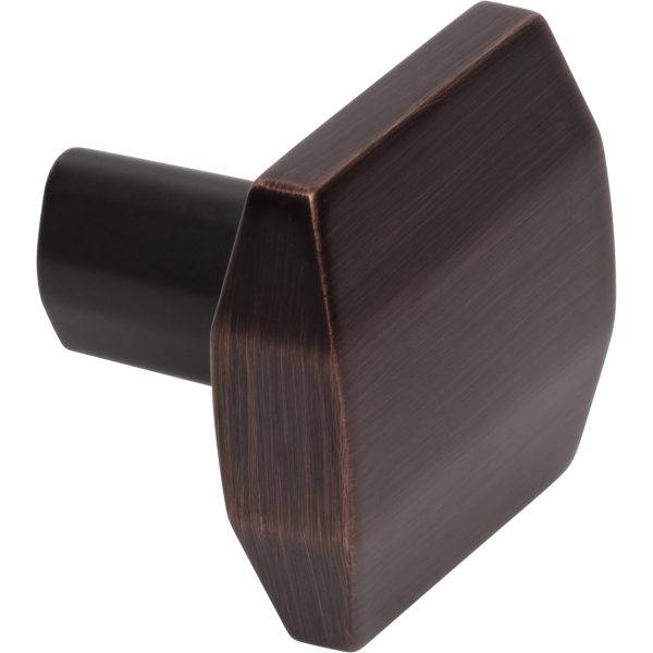 1-1/4"Overall Length Brushed Oil Rubbed Bronze William Cabinet Knob - Image 4
