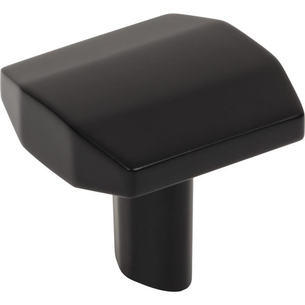 1-1/4"Overall Length Matte Black William Cabinet Knob