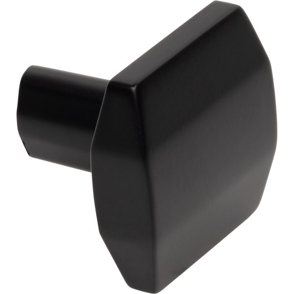 1-1/4"Overall Length Matte Black William Cabinet Knob - Image 4