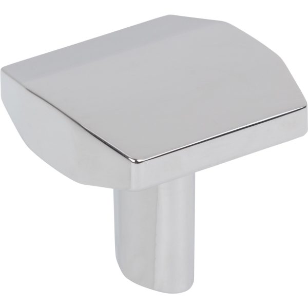 1-1/4"Overall Length Polished Chrome William Cabinet Knob