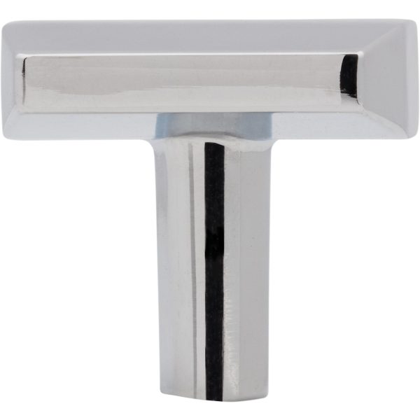 1-1/4"Overall Length Polished Chrome William Cabinet Knob - Image 6