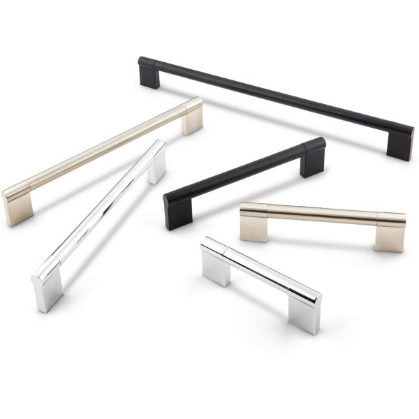192 mm Center-to-Center Polished Chrome Knox Cabinet Bar Pull - Image 6
