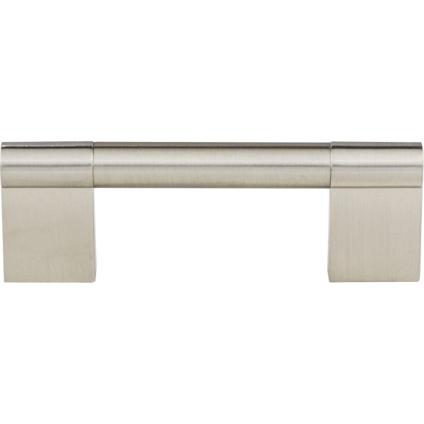 96 mm Center-to-Center Satin Nickel Knox Cabinet Bar Pull - Image 3