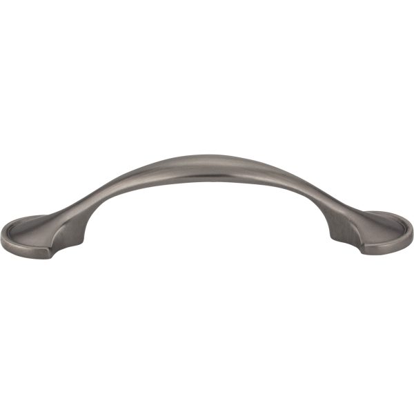 3" Center-to-Center Brushed Pewter Watervale Cabinet Pull - Image 3