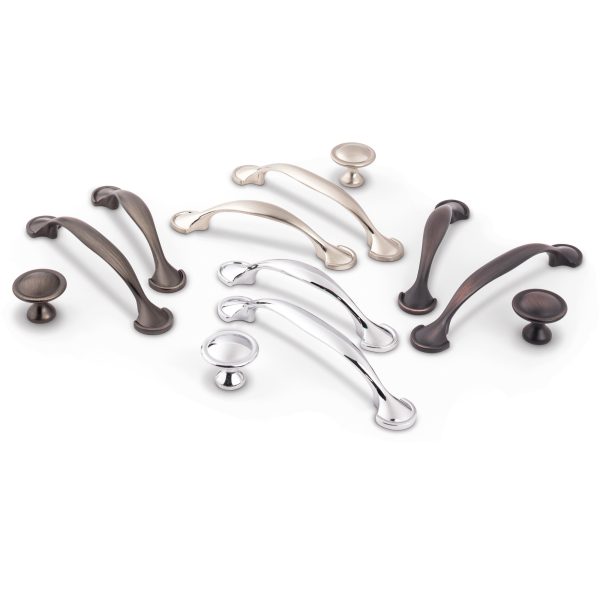 1-1/8" Diameter Polished Chrome Button Watervale Cabinet Mushroom Knob - Image 4