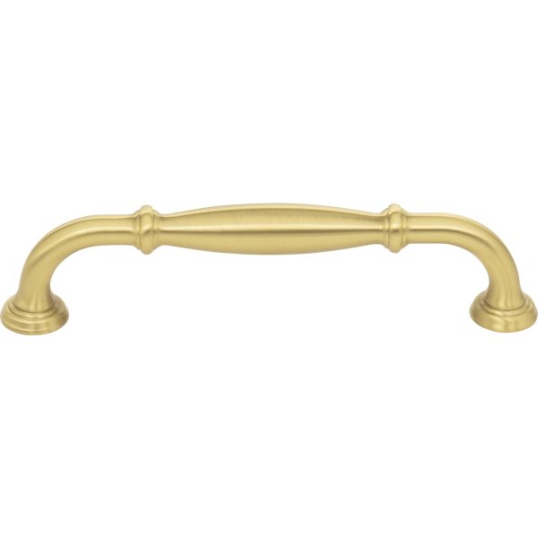 128 mm Center-to-Center Brushed Gold Tiffany Cabinet Pull - Image 3