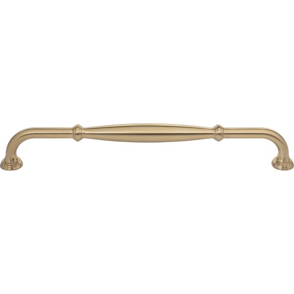 12" Center-to-Center Brushed Gold Tiffany Appliance Handle - Image 3