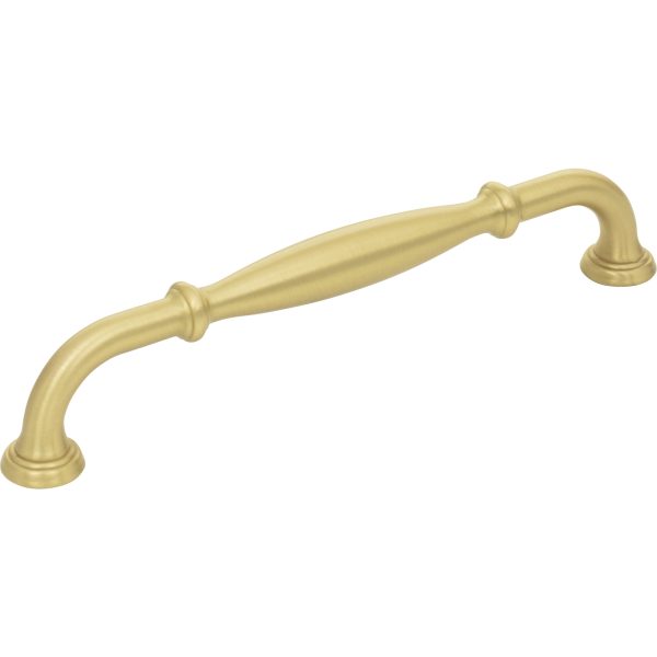 160 mm Center-to-Center Brushed Gold Tiffany Cabinet Pull