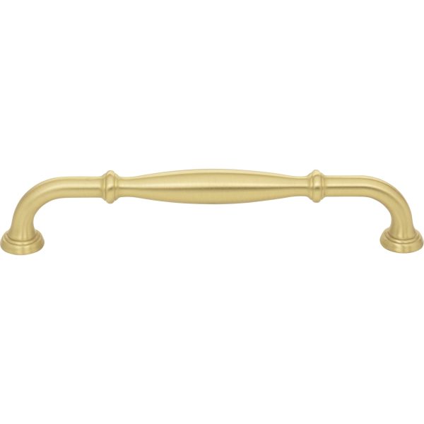 160 mm Center-to-Center Brushed Gold Tiffany Cabinet Pull - Image 3