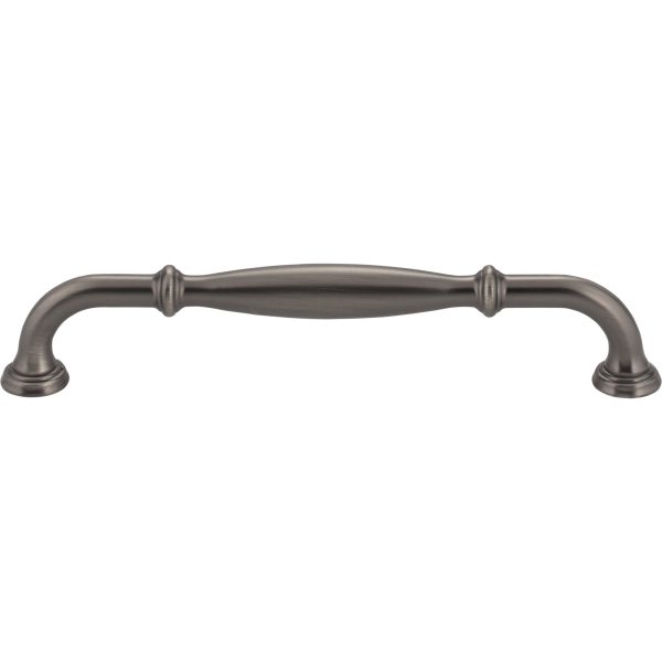 160 mm Center-to-Center Brushed Pewter Tiffany Cabinet Pull - Image 3