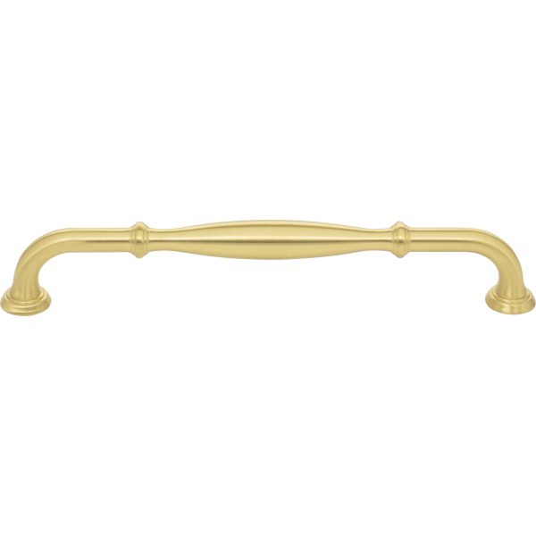 192 mm Center-to-Center Brushed Gold Tiffany Cabinet Pull - Image 3