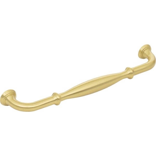 192 mm Center-to-Center Brushed Gold Tiffany Cabinet Pull - Image 4