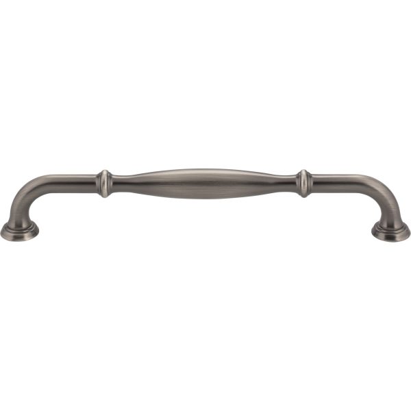 192 mm Center-to-Center Brushed Pewter Tiffany Cabinet Pull - Image 3
