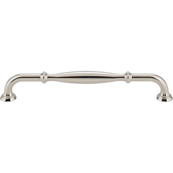 192 mm Center-to-Center Polished Nickel Tiffany Cabinet Pull - Image 3