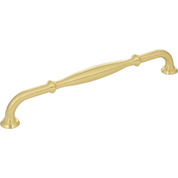 224 mm Center-to-Center Brushed Gold Tiffany Cabinet Pull
