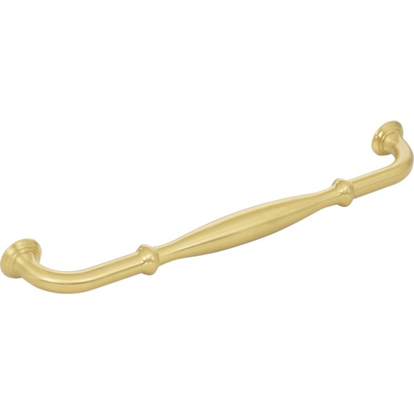 224 mm Center-to-Center Brushed Gold Tiffany Cabinet Pull - Image 3