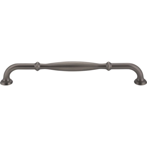 224 mm Center-to-Center Brushed Pewter Tiffany Cabinet Pull - Image 3