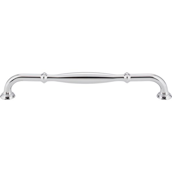 224 mm Center-to-Center Polished Chrome Tiffany Cabinet Pull - Image 3
