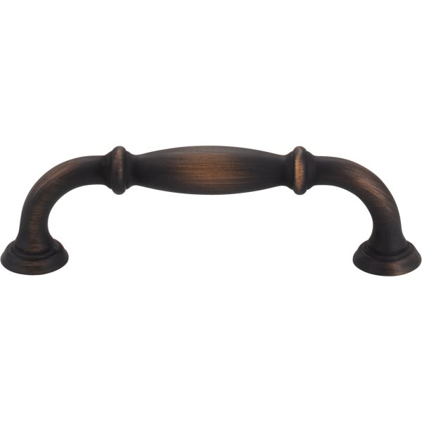 96 mm Center-to-Center Brushed Oil Rubbed Bronze Tiffany Cabinet Pull - Image 3