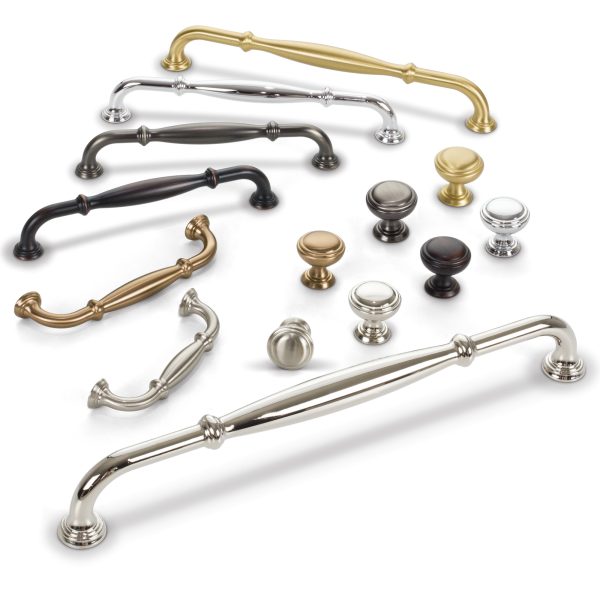 96 mm Center-to-Center Polished Chrome Tiffany Cabinet Pull - Image 5