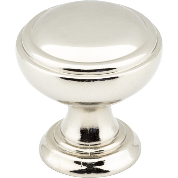 1-1/4" Diameter Polished Nickel Tiffany Cabinet Knob