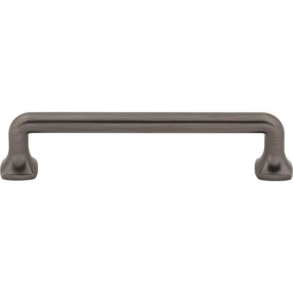 128 mm Center-to-Center Brushed Pewter Griffin Cabinet Pull - Image 3