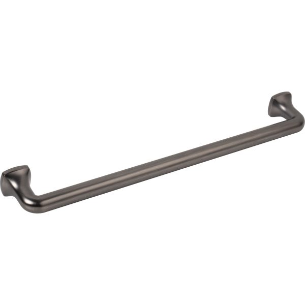 12" Center-to-Center Brushed Pewter Griffin Appliance Handle - Image 4