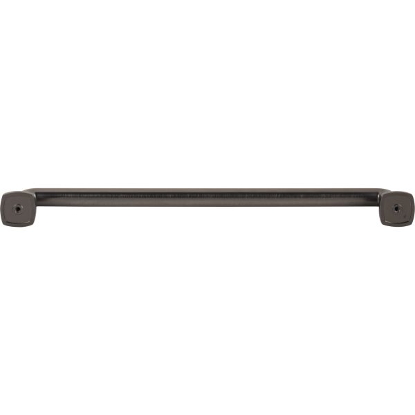 12" Center-to-Center Brushed Pewter Griffin Appliance Handle - Image 5