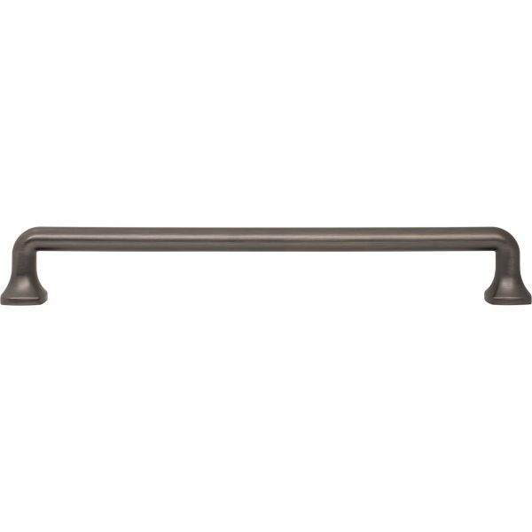 12" Center-to-Center Brushed Pewter Griffin Appliance Handle - Image 6
