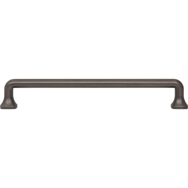 192 mm Center-to-Center Brushed Pewter Griffin Cabinet Pull - Image 6