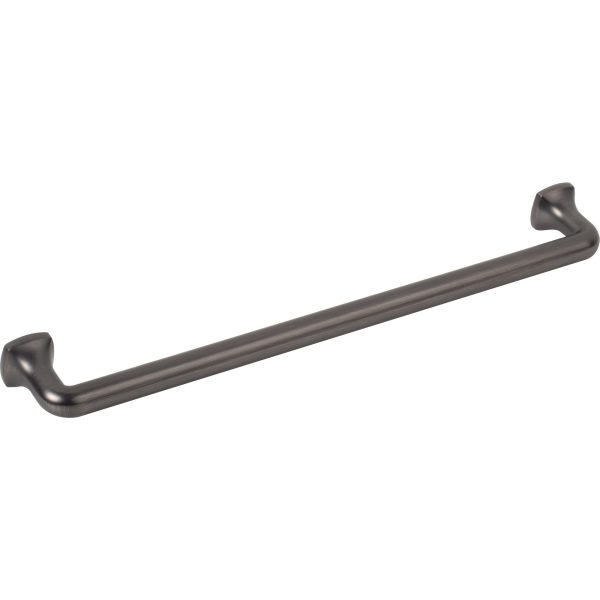 224 mm Center-to-Center Brushed Pewter Griffin Cabinet Pull - Image 4