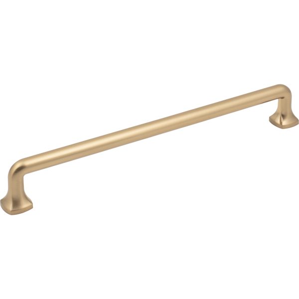224 mm Center-to-Center Satin Bronze Griffin Cabinet Pull