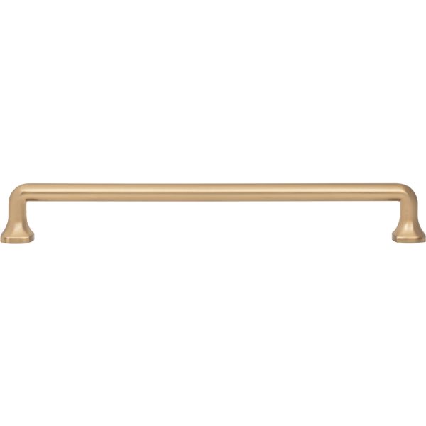224 mm Center-to-Center Satin Bronze Griffin Cabinet Pull - Image 6