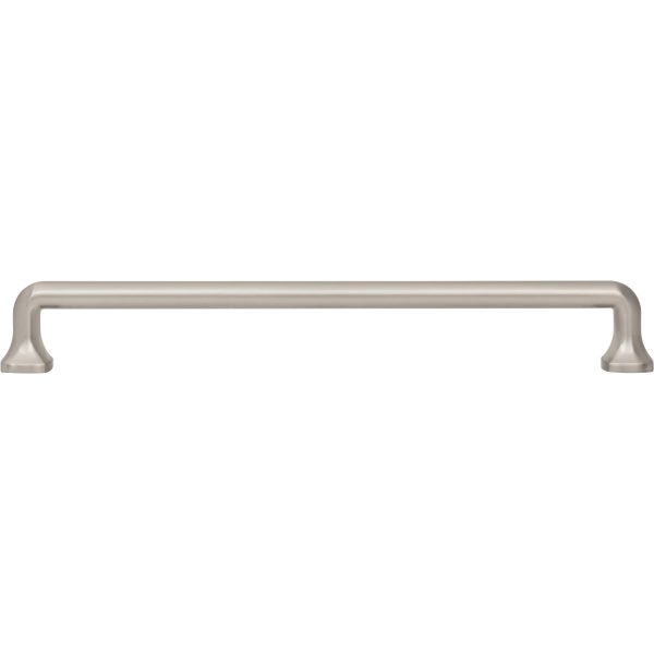 224 mm Center-to-Center Satin Nickel Griffin Cabinet Pull - Image 6