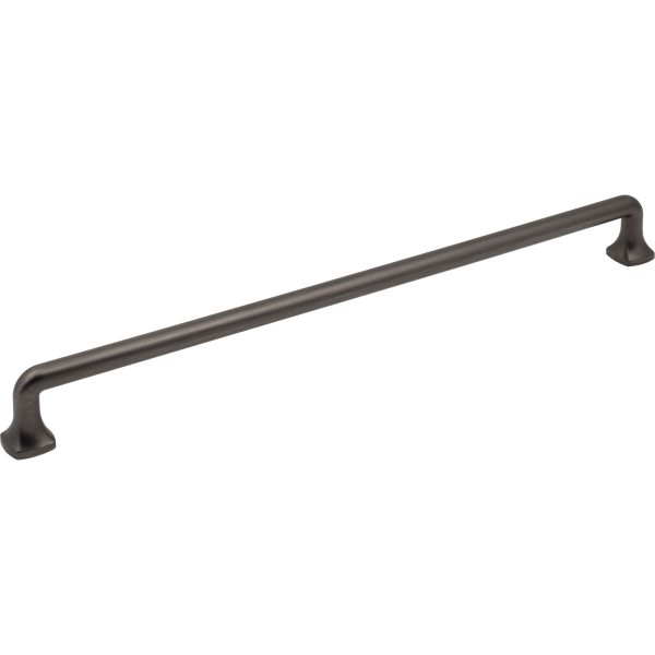 305 mm Center-to-Center Brushed Pewter Griffin Cabinet Pull