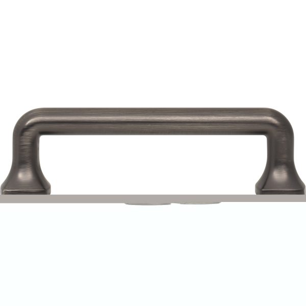 305 mm Center-to-Center Brushed Pewter Griffin Cabinet Pull - Image 6