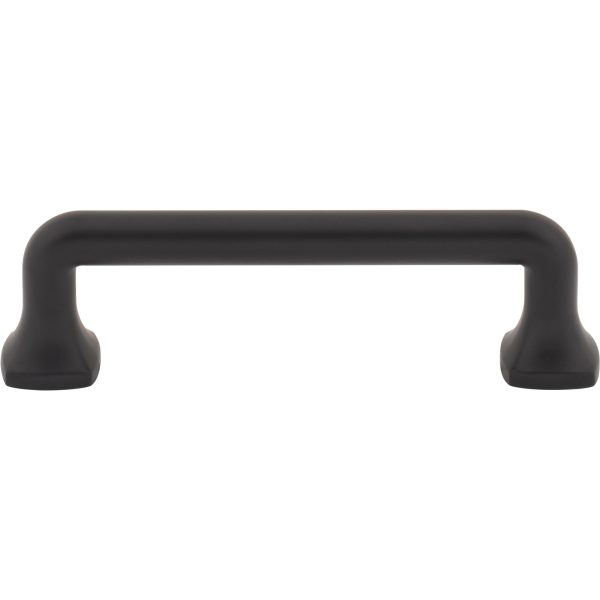 96 mm Center-to-Center Matte Black Griffin Cabinet Pull - Image 3